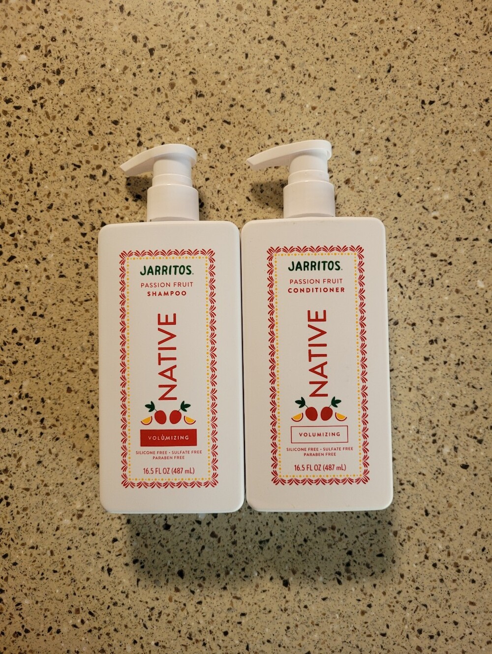 Native Jarritos Passion Fruit Moisturizing Shampoo & Conditioner Set 16.5 oz Ea